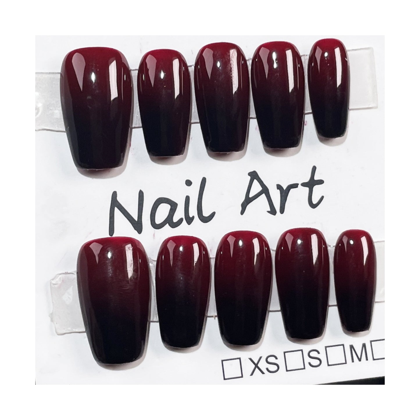 Cherry red black gradient