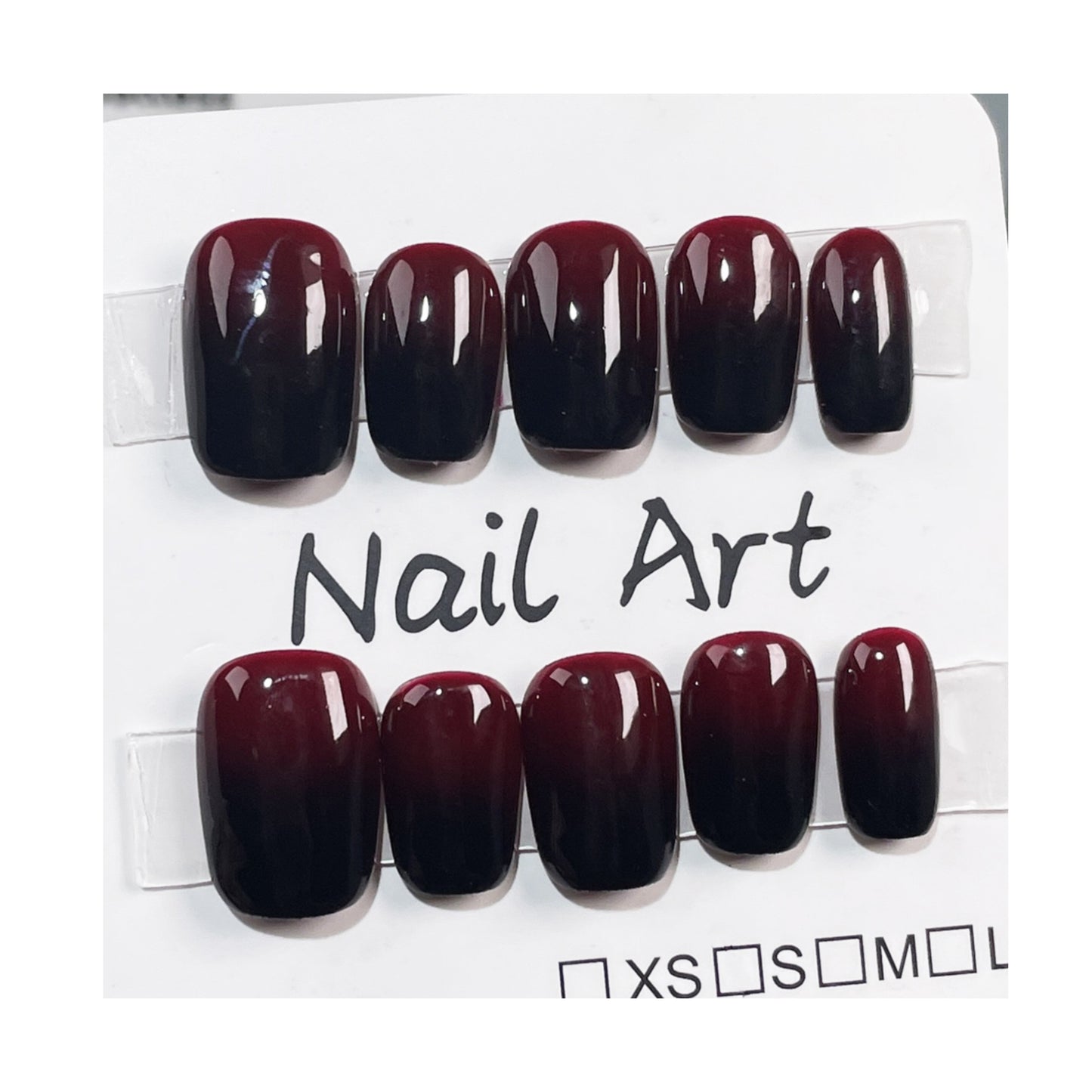 Cherry red black gradient